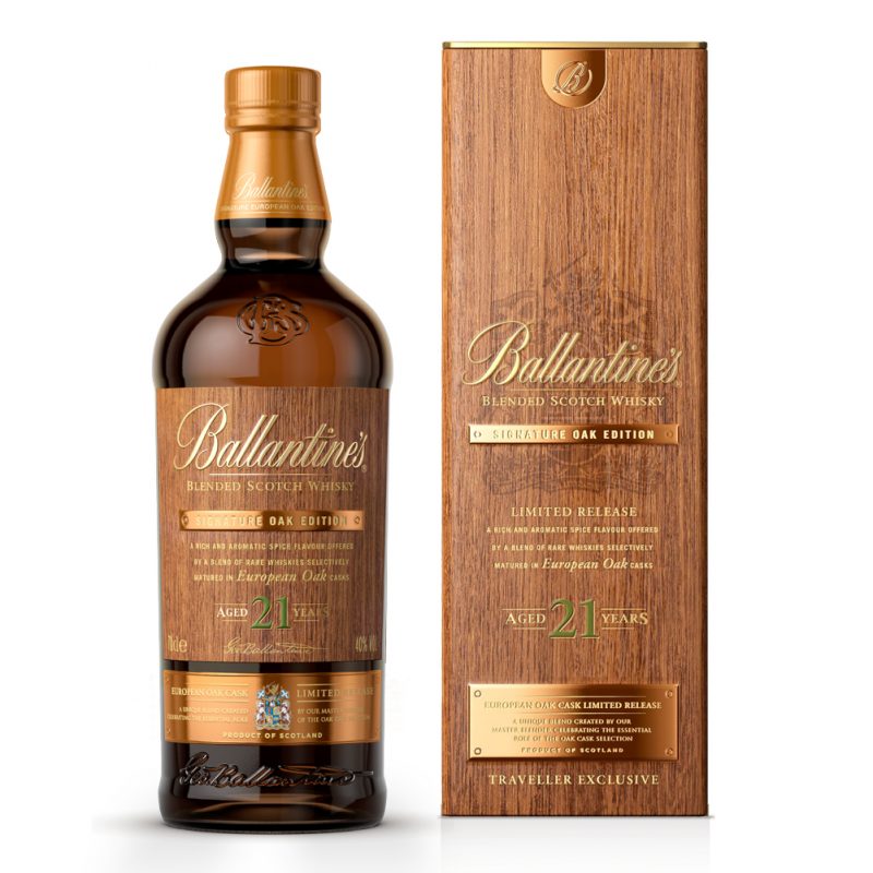 Ballantines-21-Year-Old-Signature-Oak-Bottle-and-Presentation-Box