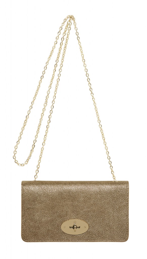 Bayswater Clutch Wallet in Metallic Mushroom Goat Leather £495