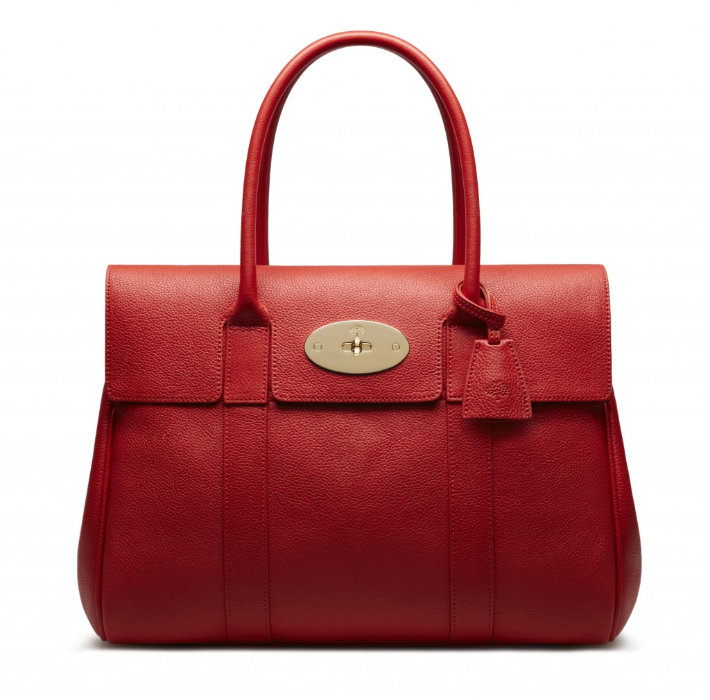Bayswater in Fiery Spritz Small Classic Grain Leather £995