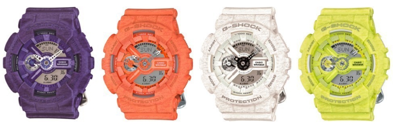 The S Series "Heathered" Collection Makes the Perfect Accessory for your New Year's Fitness Resolution (PRNewsFoto/Casio America, Inc.)