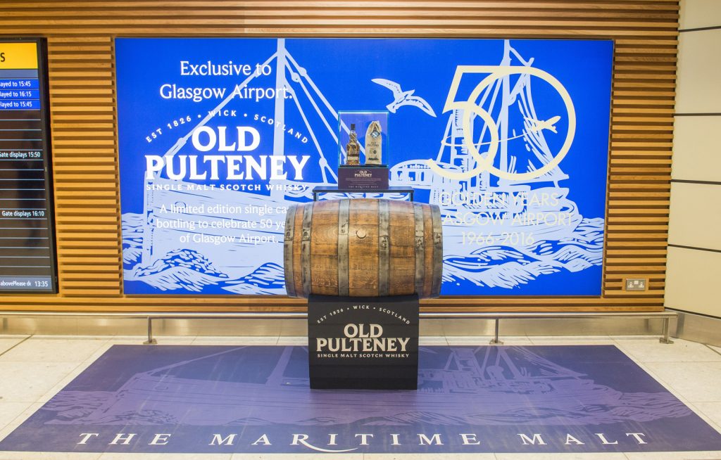 Photographer Ian Georgeson, 07921 567360 Old Pulteney, Glasgow Airport, World of Whiskies