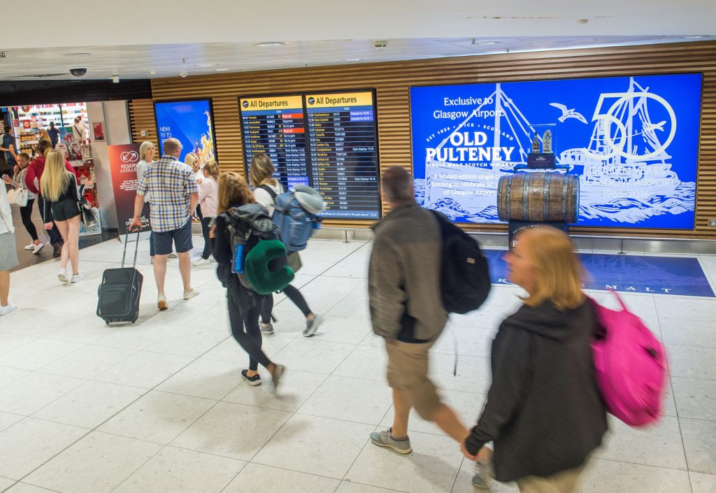 Photographer Ian Georgeson, 07921 567360 Old Pulteney, Glasgow Airport, World of Whiskies