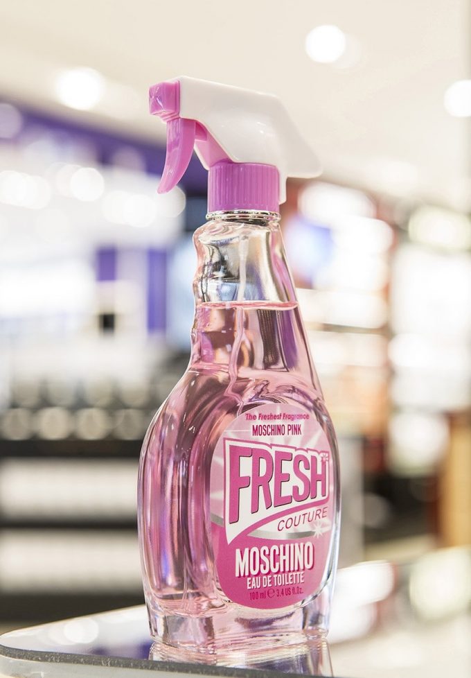 FIRST LOOK: New Moschino Fresh Couture fragrance spotted in Milan