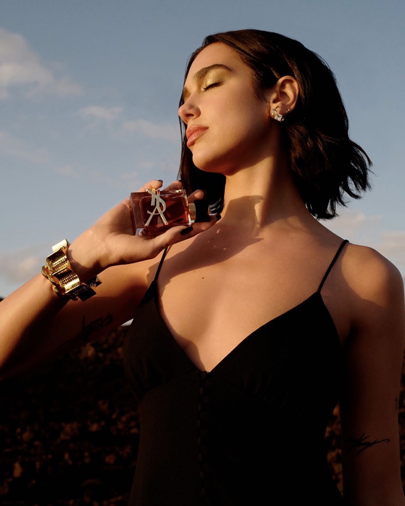 Yves Saint Laurent Fragrance Promotional Ad Lenny Kravitz Dua Lipa Promo  Libre