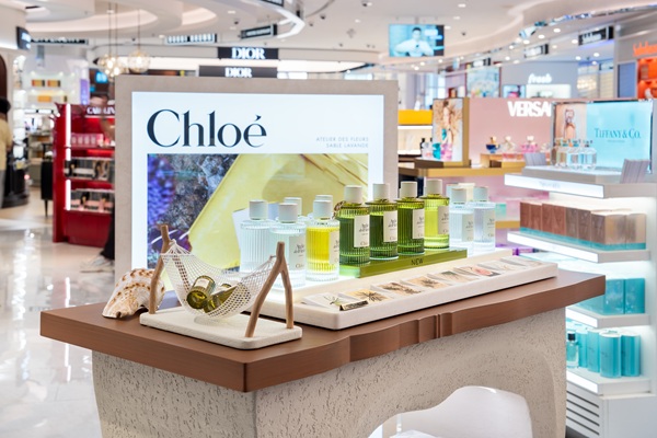Chloé Atelier des Fleurs Les Essences Méditérranéennes rolls out across airports globally