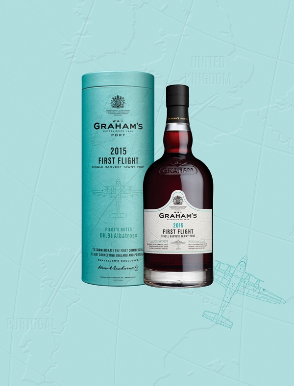 GRAHAM'S adds to duty-free exclusive series with ‘First Flight’ 2015 Tawny Port